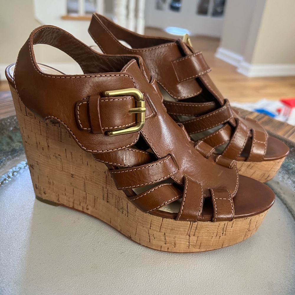 COACH size 7 women’s wedges.